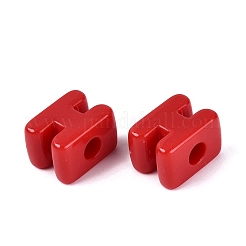 Opaque Acrylic European Beads&nbsp;OACR-M027-01H-06