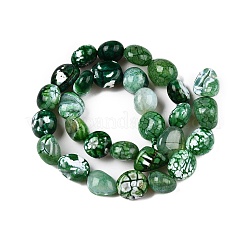Dyed Natural Agate Beads Strands&nbsp;G-T138-229B