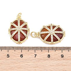 Natural Carnelian Faceted Pendants&nbsp;GG-CBA110A-05G