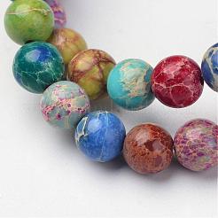 Natural Imperial Jasper Beads Strands&nbsp;G-I122-4mm-14