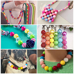 120Pcs 12 Colors Opaque Acrylic Beads&nbsp;MACR-TA0001-31