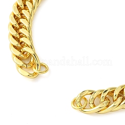 Rack Plating Brass Twisted Chain Bracelet Making&nbsp;KK-G501-03A-G
