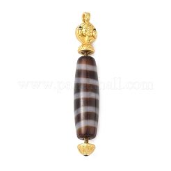 Brass Screw Peg Bails&nbsp;KK-NH0008-07G