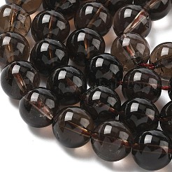 Natural Smoky Quartz Beads Strands&nbsp;G-C265-A01-10mm-01