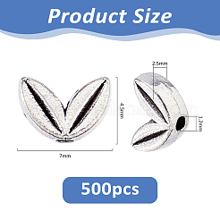 500Pcs Tibetan Style Alloy Beads&nbsp;FIND-FH0017-28