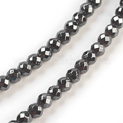 Non-Magnetic Synthetic Hematite Beads Strands&nbsp;HEMA-3D
