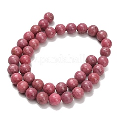 Natural Rhodonite Beads Strands&nbsp;G-F820-K06-10mm