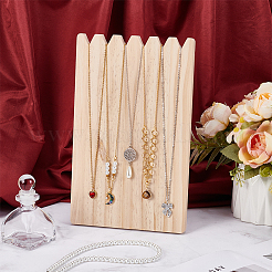 Wooden Neckalces Display Stands for Necklaces&nbsp;NDIS-WH0001-18