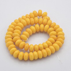 Mixed Style Solid Colour Resin Beads Strands&nbsp;RESI-O002-M