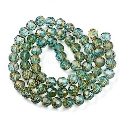 Baking Paint Transparent Glass Beads&nbsp;X1-DGLA-A035-T10mm-A08