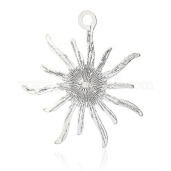 Antique Silver Alloy Enamel Sun Pendants&nbsp;LS-ENAM-M020-02