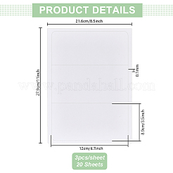 Wine Blank Adhesive Label&nbsp;DIY-WH0060-63B-01