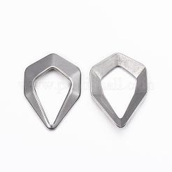Tarnish Resistant 304 Stainless Steel Open Pendants&nbsp;STAS-H375-02P