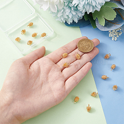 16Pcs 2 Styles Brass Charms&nbsp;KK-BC0010-11