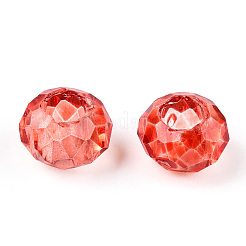 Mixed Faceted Rondelle Glass Beads&nbsp;X-GLAA-R143-8mm-M