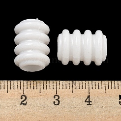 Opaque Acrylic European Beads&nbsp;SACR-L007-008C