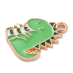 Alloy Enamel Pendants&nbsp;ENAM-A008-19KCG-02