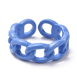 Spray Painted Alloy Cuff Rings&nbsp;RJEW-T011-29-RS