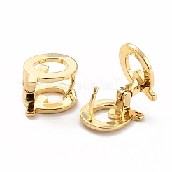 Initial Hoop Earrings for Women&nbsp;EJEW-P194-01G-Q