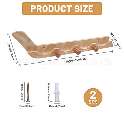 Wooden Wall Mounted Hockey Display Holder&nbsp;ODIS-WH0086-106