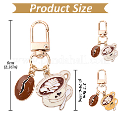Alloy Enamel Pendant Decorations&nbsp;KEYC-YW00158-01