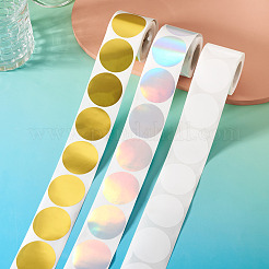 3 Rolls 3 Styles Vinyl Plastic Printable Holographic Stickers&nbsp;OFST-TA0001-10D