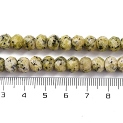 Natural Yellow Turquoise(Jasper) Beads Strands&nbsp;G-K380-A47-04