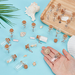 21Pcs 7 Style Glass Jar Glass Bottles&nbsp;AJEW-PH01586