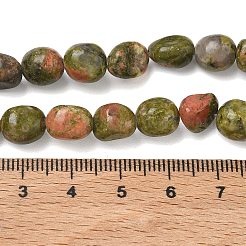 Natural Unakite Beads Strands&nbsp;G-C286-A13