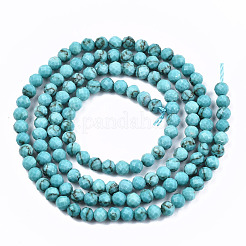 Synthetic Turquoise Beads Strands&nbsp;G-S362-078-1