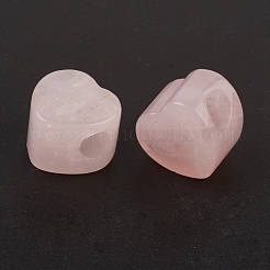 Natural Rose Quartz European Beads&nbsp;X-G-F580-C01