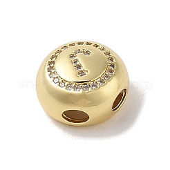 Rack Plating Brass & Cubic Zirconia Pendants&nbsp;KK-Z047-07G-J-RS