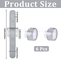 6Pcs Plastic Slap Bracelets&nbsp;BJEW-CN0001-18A