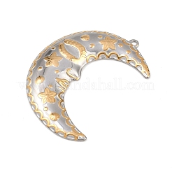 304 Stainless Steel Pendants&nbsp;STAS-P429-01B-A