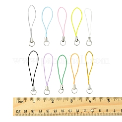 100Pcs Polyester Cord Mobile Straps&nbsp;MOBA-FS0001-02B