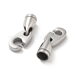 304 Stainless Steel Interlocking Clasps&nbsp;STAS-V008-24P