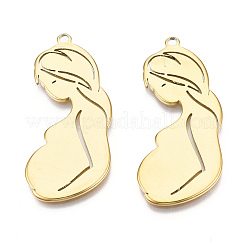 Ion Plating(IP) 201 Stainless Steel Pendants&nbsp;LS-STAS-N098-069LG