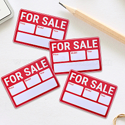 6Pcs Paper For Sale Sign Car Stickers&nbsp;DIY-CP0014-03