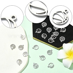 20Pcs 2 Styles 304 Stainless Steel Charms&nbsp;STAS-YW0002-59