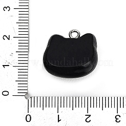 Printed Opaque Resin Pendants&nbsp;LS-RE-CBA08CD-02A