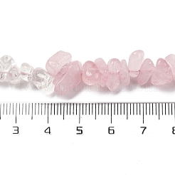 Natural Quartz Crystal & Rose Quartz Beads Strands&nbsp;G-L610-A07-01