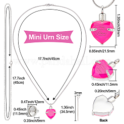 October Glass Urn Pendant Necklace DIY Making Kit&nbsp;DIY-CN0001-82C