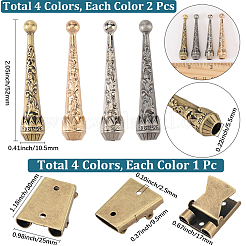 Bolo Tie Clasps Sets&nbsp;FIND-GF0007-27A