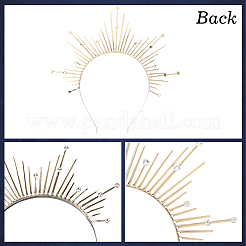 Alloy Virgin Halo Hair Bands&nbsp;OHAR-WH20011-08G