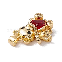 Brass with Cubic Zirconia Pendants&nbsp;KK-G439-63G