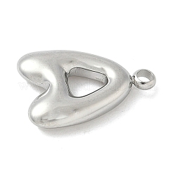 304 Stainless Steel Initial Pendants&nbsp;STAS-S186-12A-P