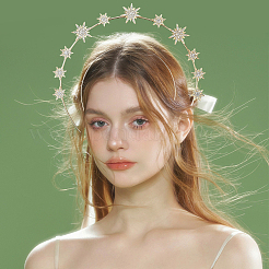Alloy Hair Bands&nbsp;OHAR-WH20005-31