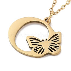 PVD Vacuum Plating 201 Stainless Steel Necklaces&nbsp;NJEW-R267-01O-G