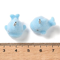 Ocean Theme Flocking Opaque Resin Pendants&nbsp;RE-CBA4F9B-07E