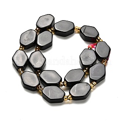 Natural Black Agate Beads Strands&nbsp;G-F807-A02-02
